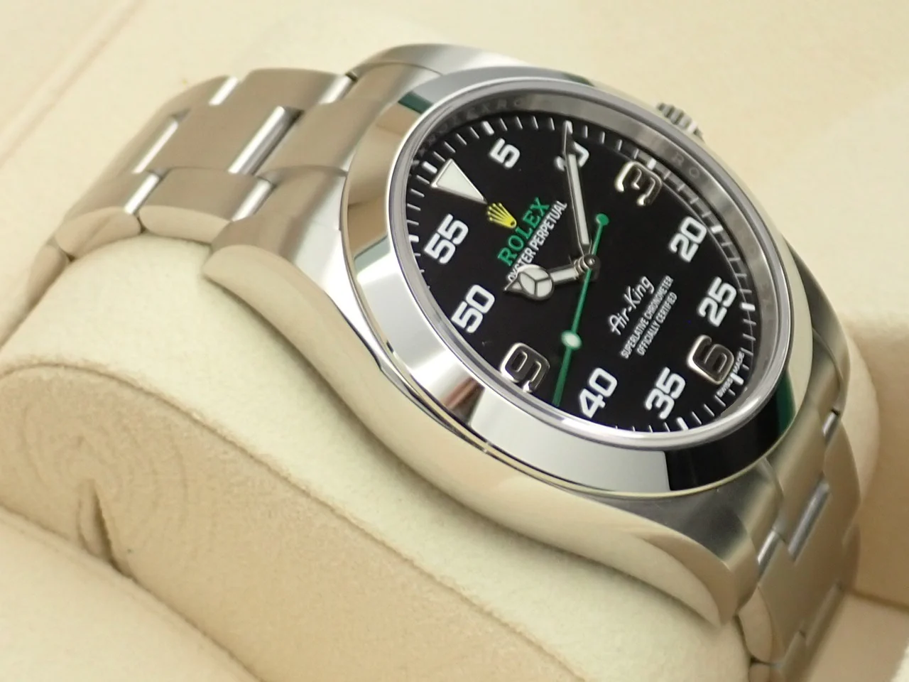 ロレックス エアキング Ref.116900 ステンレススチール ブラック文字盤 - Image 5