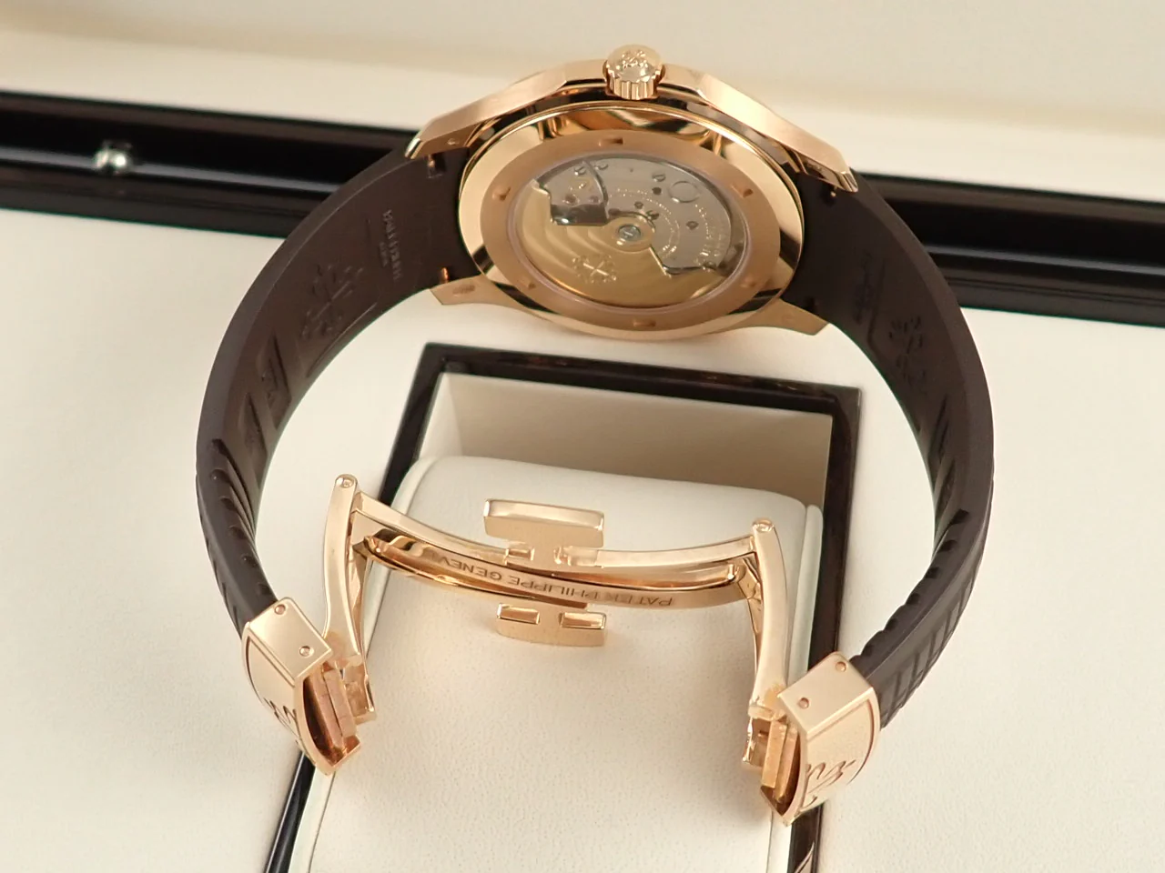 パテックフィリップ アクアノート Ref.5167R-001 ローズゴールド ブラウン文字盤 - Image 8