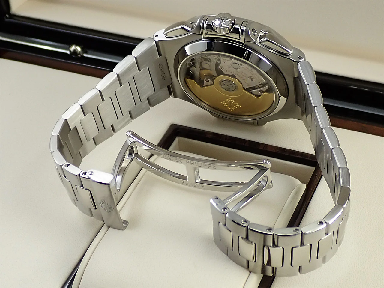 パテックフィリップ ノーチラス クロノグラフ Ref.5980/1A-001 ステンレススチール ブルー文字盤 - Image 8