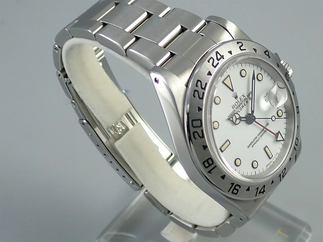 ロレックス エクスプローラーII Ref.16570 ステンレススチール ホワイト文字盤 - Image 5