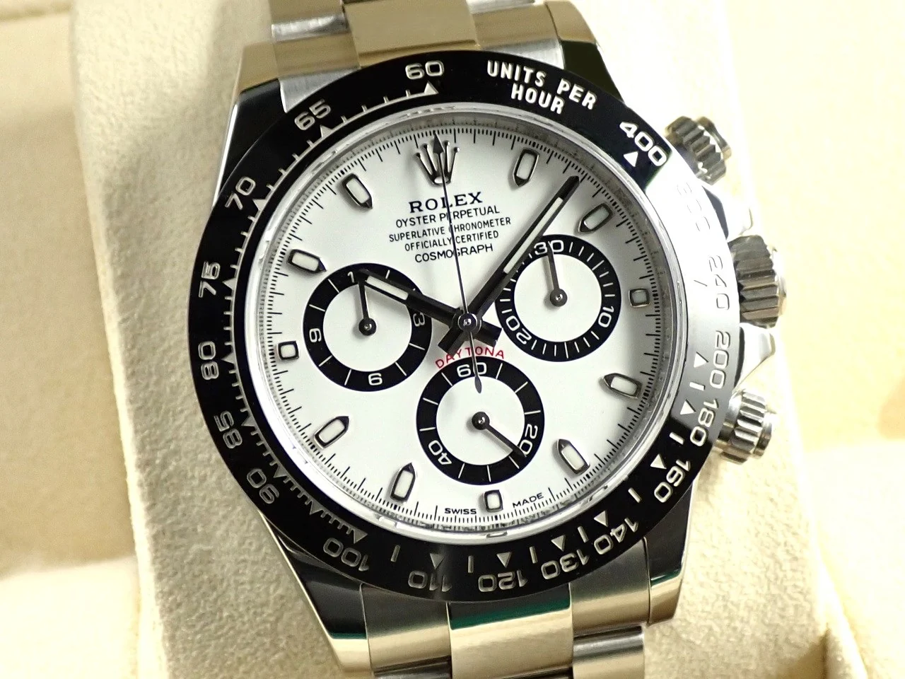 ロレックス デイトナ Ref.116500LN ステンレススチール ホワイト文字盤 - Image 3
