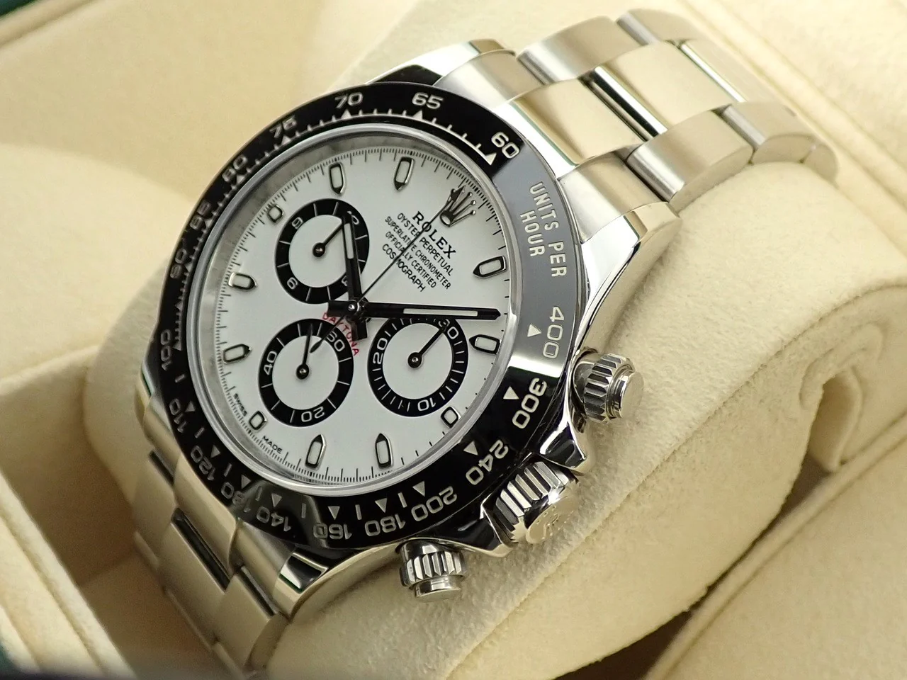 ロレックス デイトナ Ref.116500LN ステンレススチール ホワイト文字盤 - Image 4