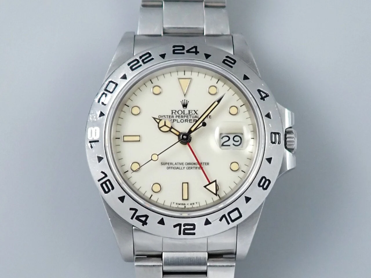 ロレックス エクスプローラーII Ref.16550 ステンレススチール ホワイト文字盤 - Image 2
