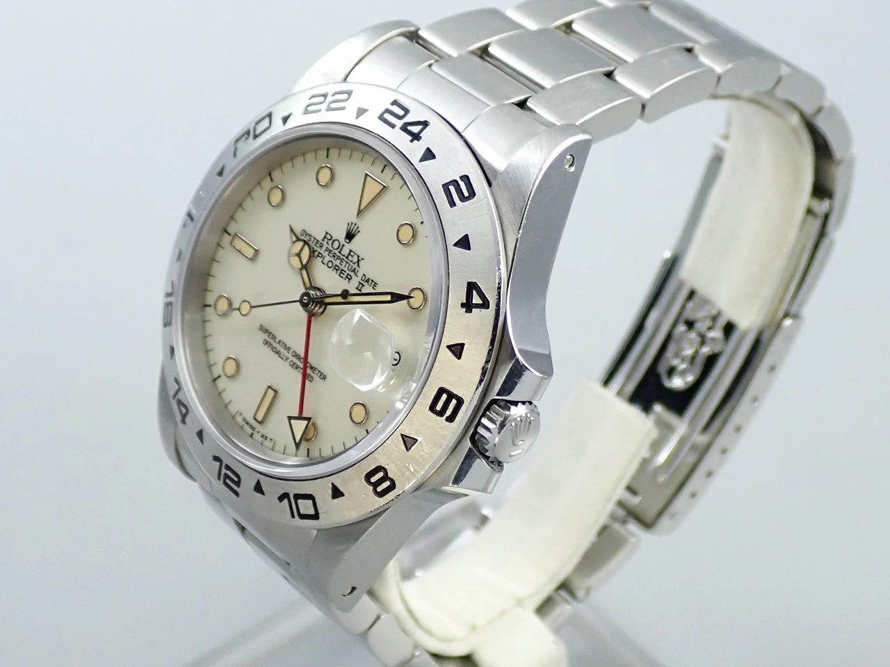 ロレックス エクスプローラーII Ref.16550 ステンレススチール ホワイト文字盤 - Image 4