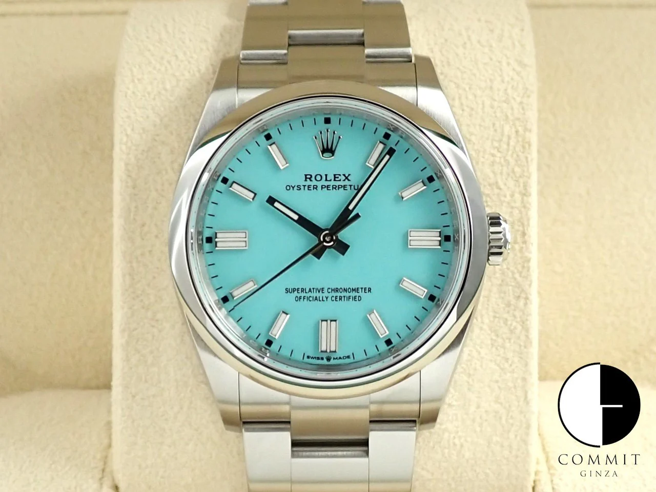 ロレックス オイスターパーペチュアル36 Ref.126000 ステンレススチール ターコイズ文字盤