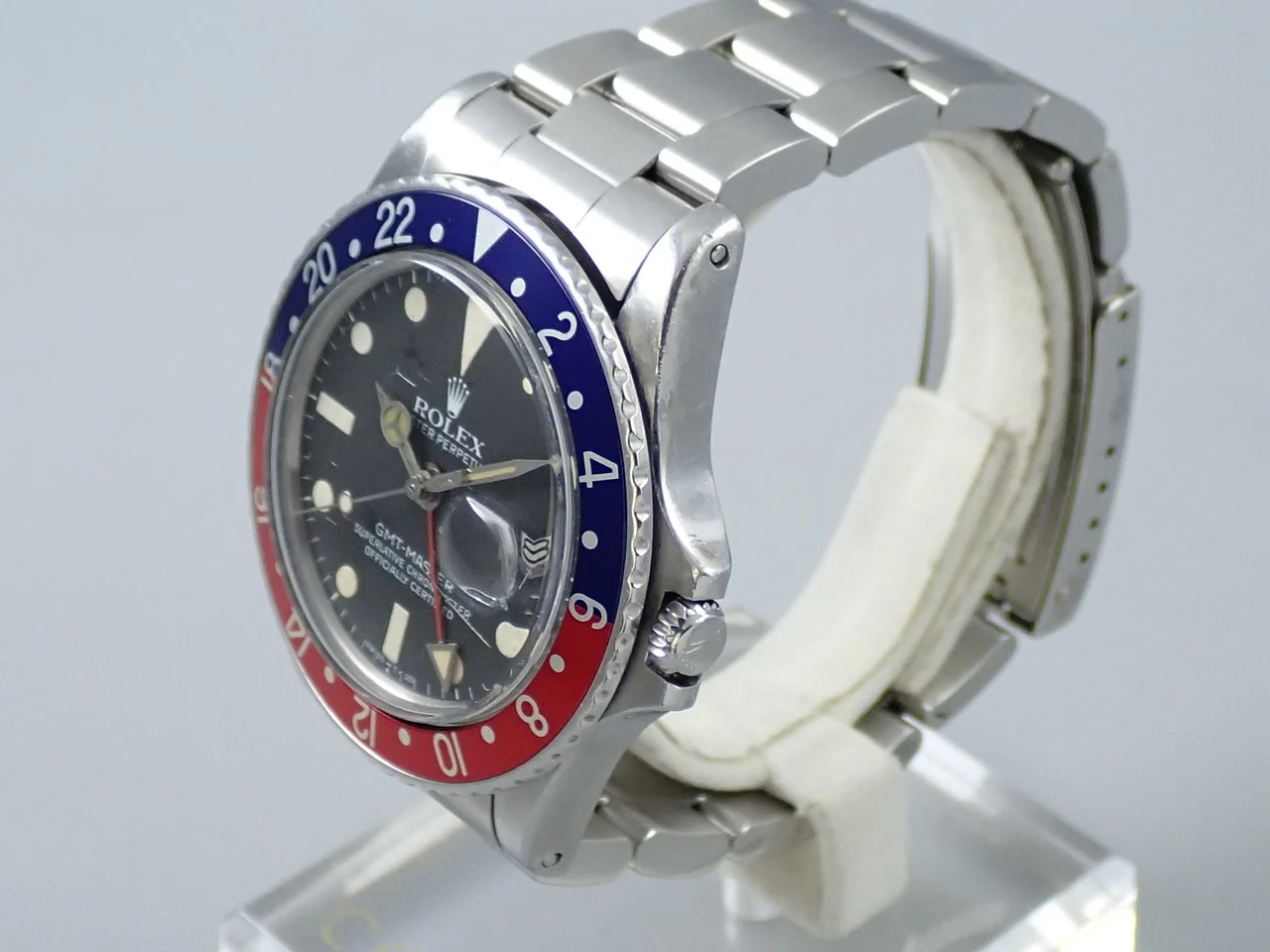 ロレックス GMTマスター Ref.1675 ステンレススチール ブラック文字盤 オイスターブレスレット - Image 4