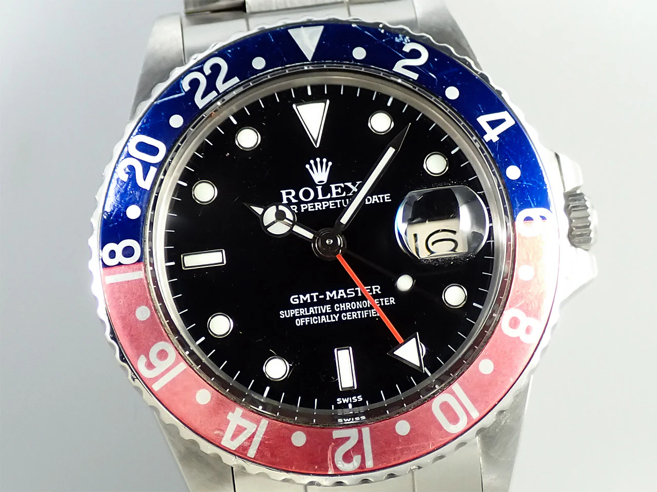 ロレックス GMTマスター Ref.16750 ステンレススチール ブラック文字盤 中古 15V6RWAP - Image 3