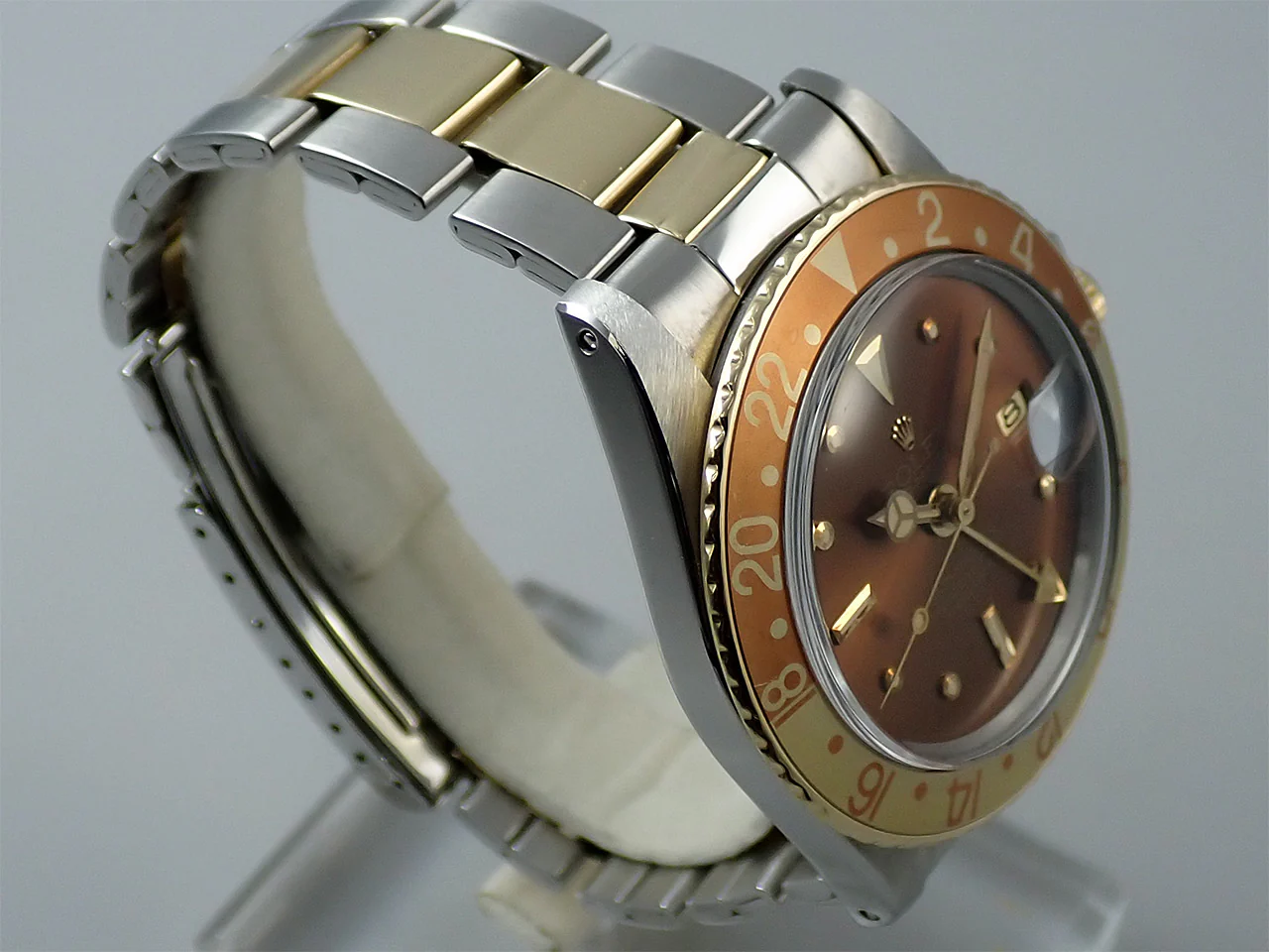 ロレックス GMTマスター Ref.1675/3 ステンレススチール/イエローゴールド ブラウン文字盤 オイスターブレスレット - Image 5