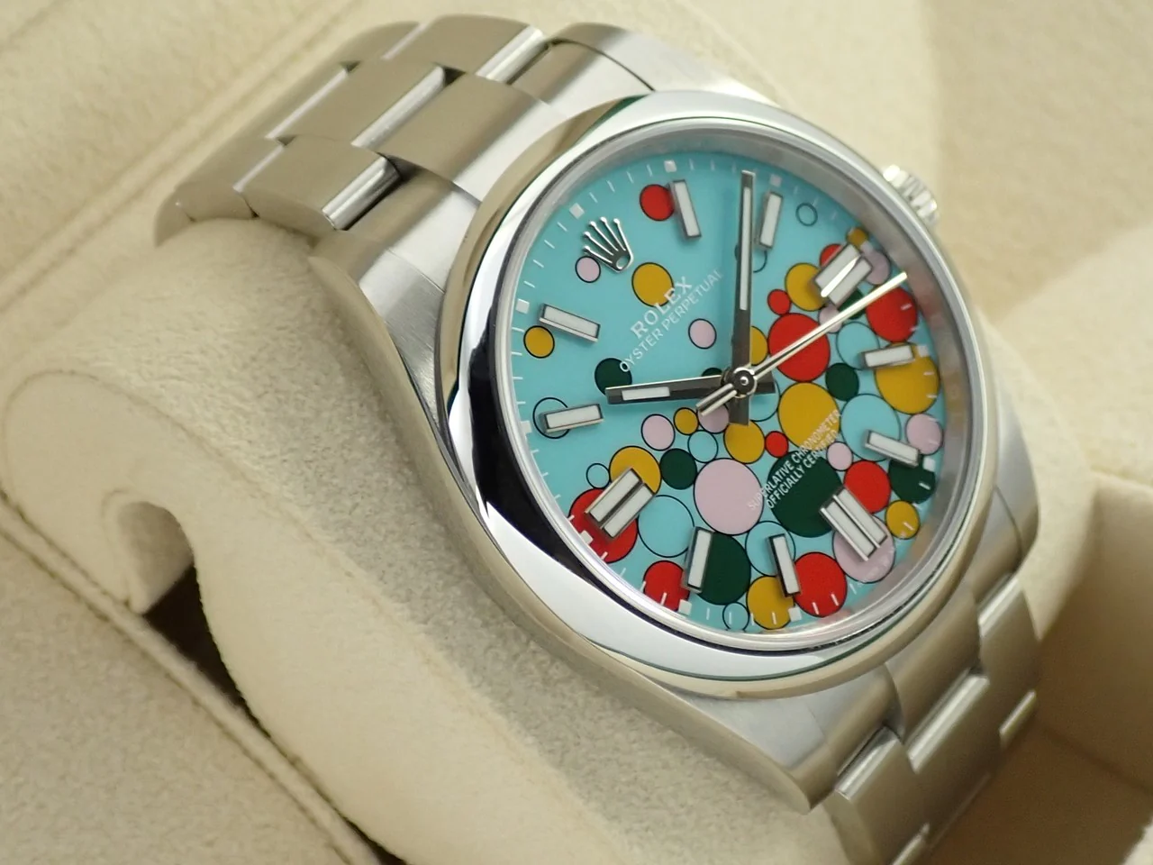 ロレックス オイスターパーペチュアル41 Ref.124300 ステンレススチール セレブレーションモチーフ文字盤 - Image 5