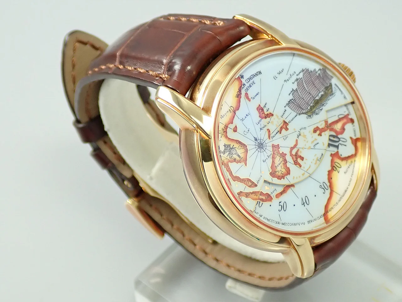 ヴァシュロンコンスタンタン メティエ ダール TRIBUTE TO THE GREAT EXPLORERS ZHENG HE Ref.47070/000J-9084 エナメル文字盤 中古 17TFTY62 - Image 5