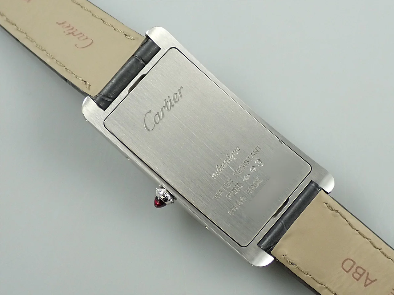 カルティエ タンク サントレ Ref.WGTA0027 シルバー文字盤 中古 19P5TJWH - Image 7
