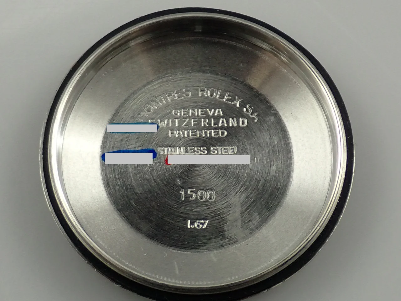 ロレックス オイスターパーペチュアル デイト Ref.1500 ステンレススチール ブラック(トロピカル)文字盤 中古 19SS3721 - Image 14