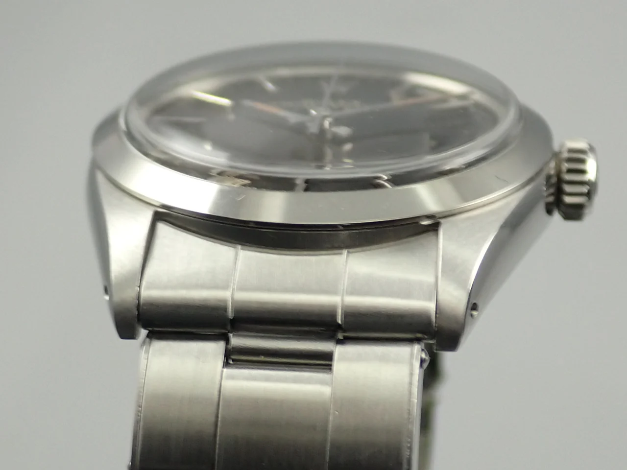 ロレックス オイスターパーペチュアル デイト Ref.1500 ステンレススチール ブラック(トロピカル)文字盤 中古 19SS3721 - Image 6