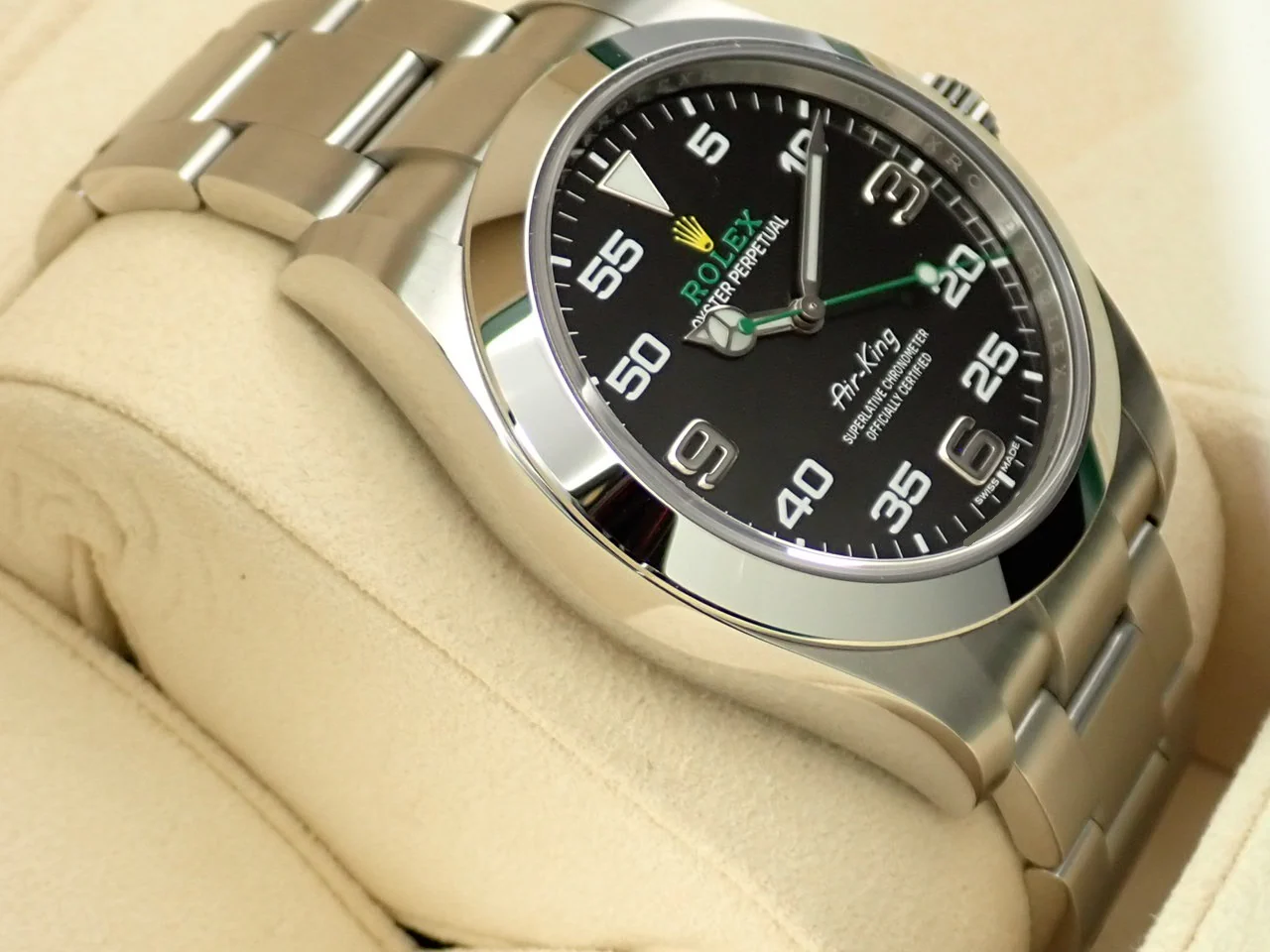 ロレックス エアキング Ref.116900 ステンレススチール ブラック文字盤 - Image 5