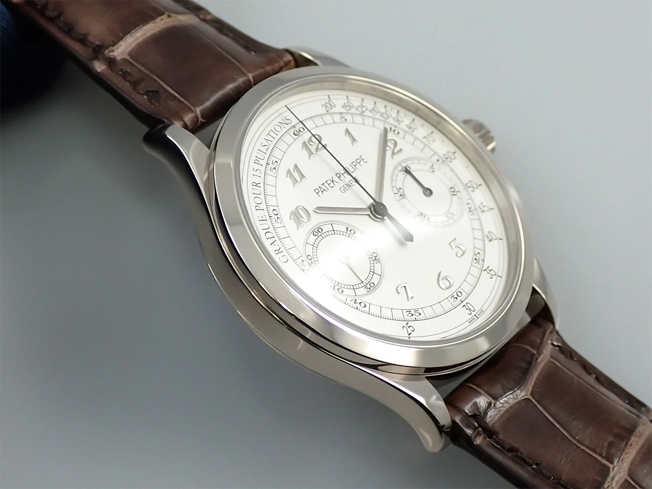パテックフィリップ クロノグラフ Ref.5170G-001 ホワイトゴールド シルバー文字盤 - Image 5