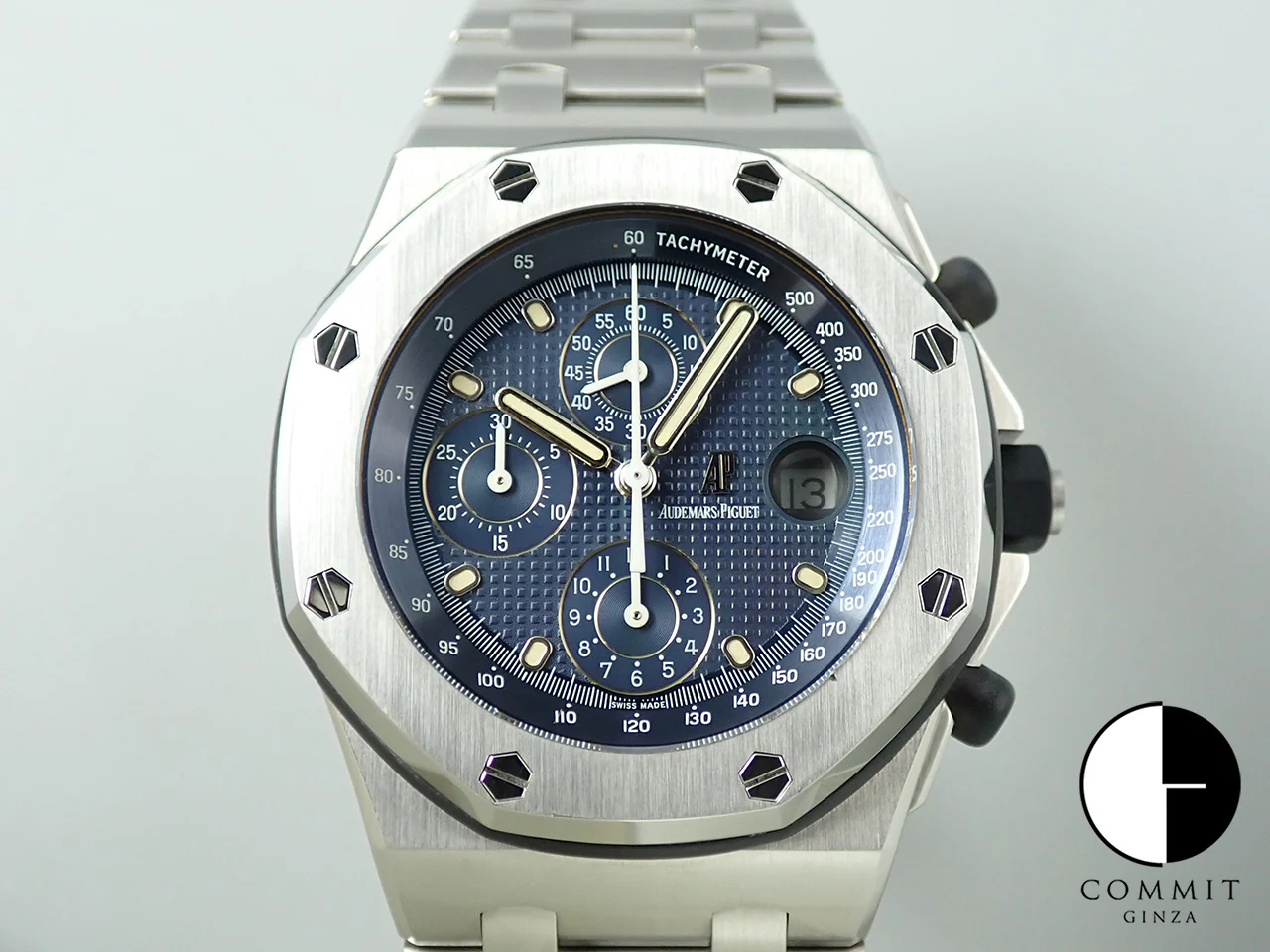 オーデマピゲ ロイヤルオーク オフショア クロノグラフ Ref.25721ST.OO.1000ST.01 ステンレススチール ブルー文字盤
