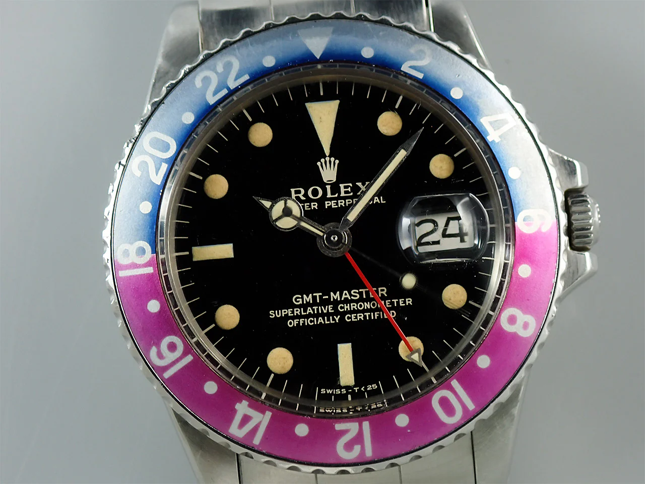ロレックス GMTマスター Ref.1675M ステンレススチール ブラック文字盤 オイスターブレスレット - Image 3
