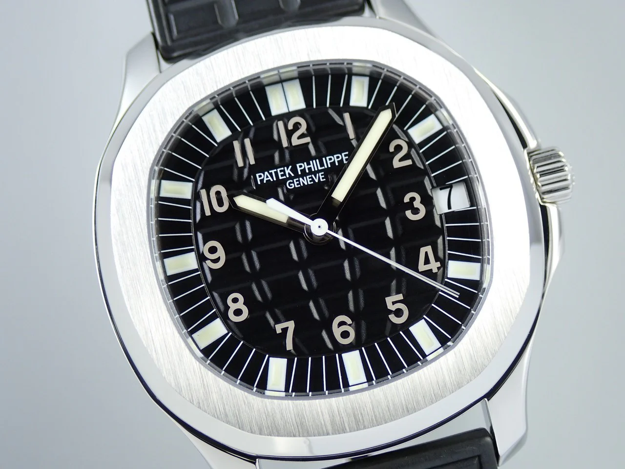 パテックフィリップ アクアノート ラージ Ref.5065A-001 ステンレススチール ブラック文字盤 - Image 3