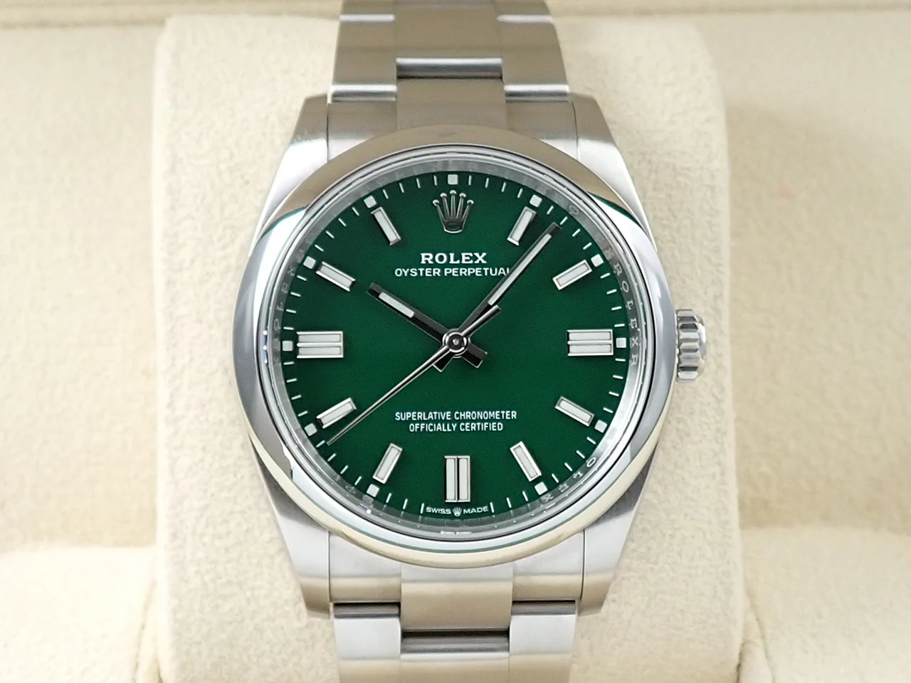 ロレックス オイスターパーペチュアル36 Ref.126000 ステンレススチール グリーン文字盤 - Image 2