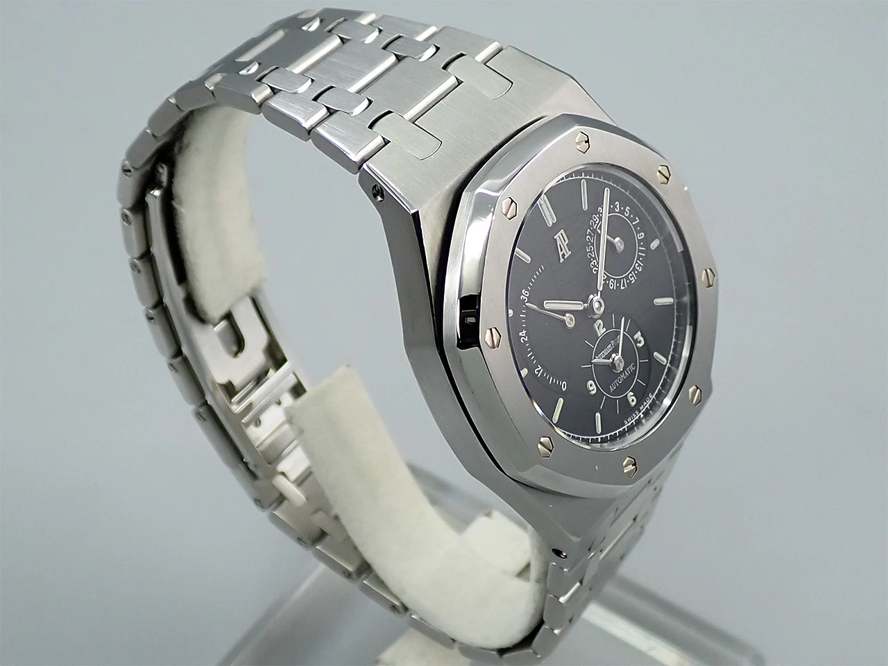 オーデマピゲ ロイヤルオーク デュアルタイム Ref.25730ST.O.0789ST ステンレススチール ブラック文字盤 - Image 4