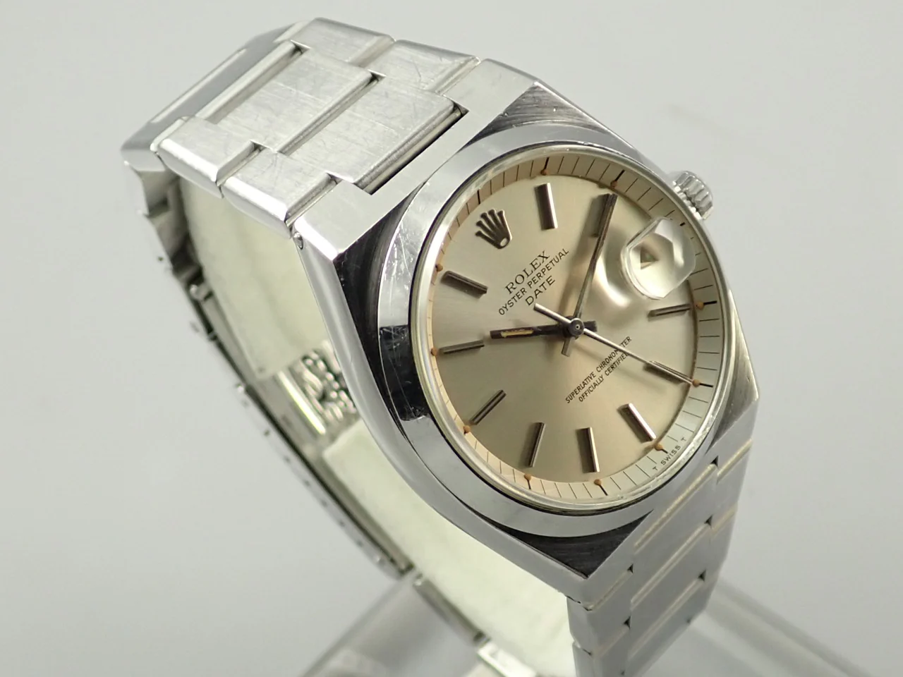 ロレックス オイスターパーペチュアル デイト Ref.1530 ステンレススチール シルバー文字盤 - Image 5