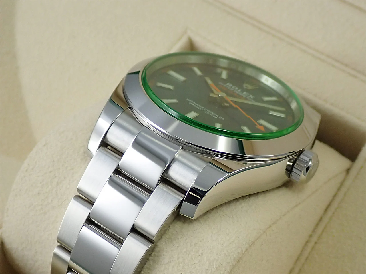 ロレックス ミルガウス Ref.116400GV ステンレススチール Zブルー文字盤 - Image 6