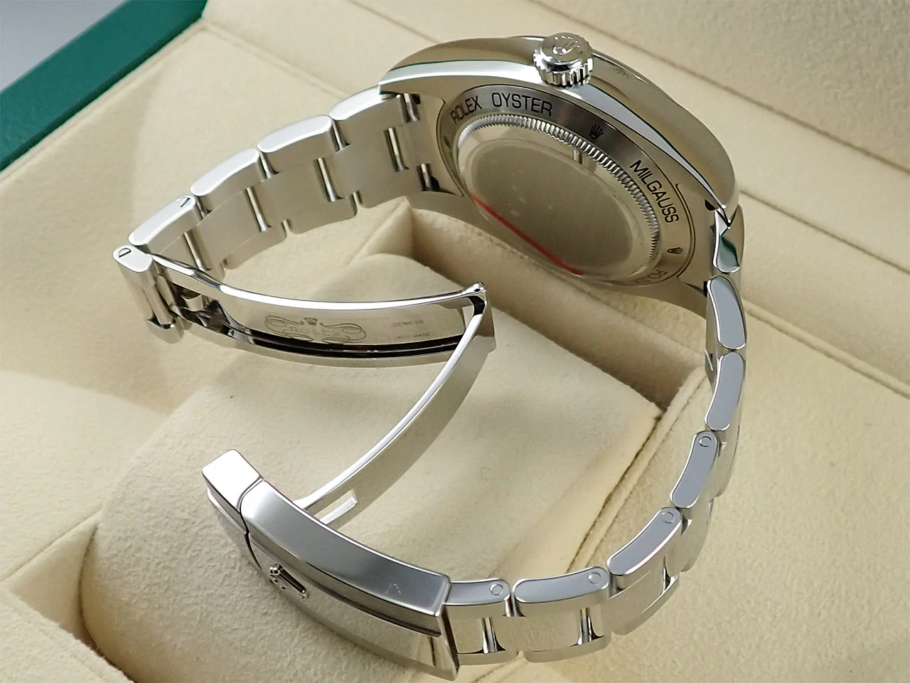 ロレックス ミルガウス Ref.116400GV ステンレススチール Zブルー文字盤 - Image 8