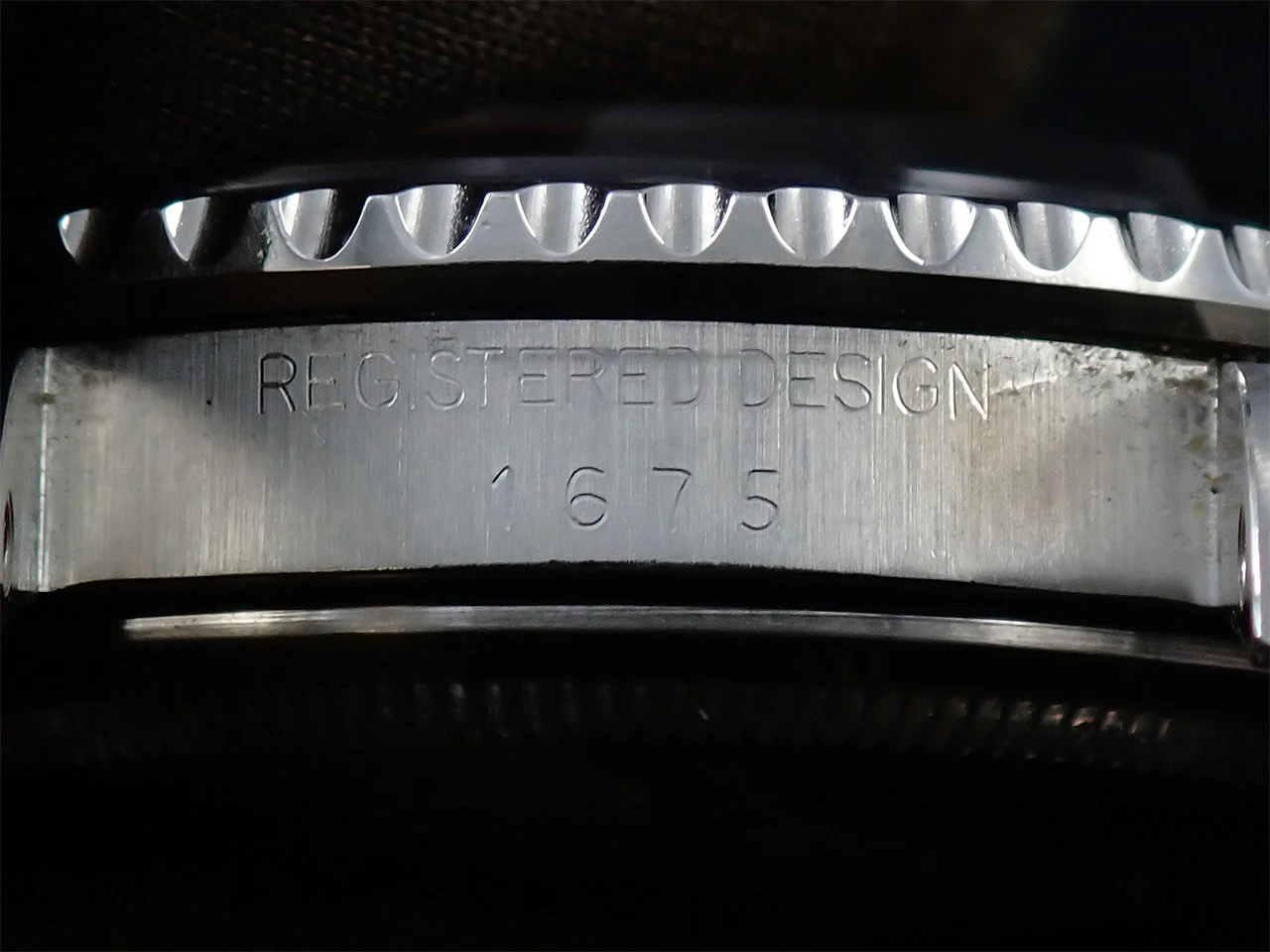 ロレックス GMTマスター Ref.1675 ステンレススチール ブラック文字盤 オイスターブレスレット - Image 10