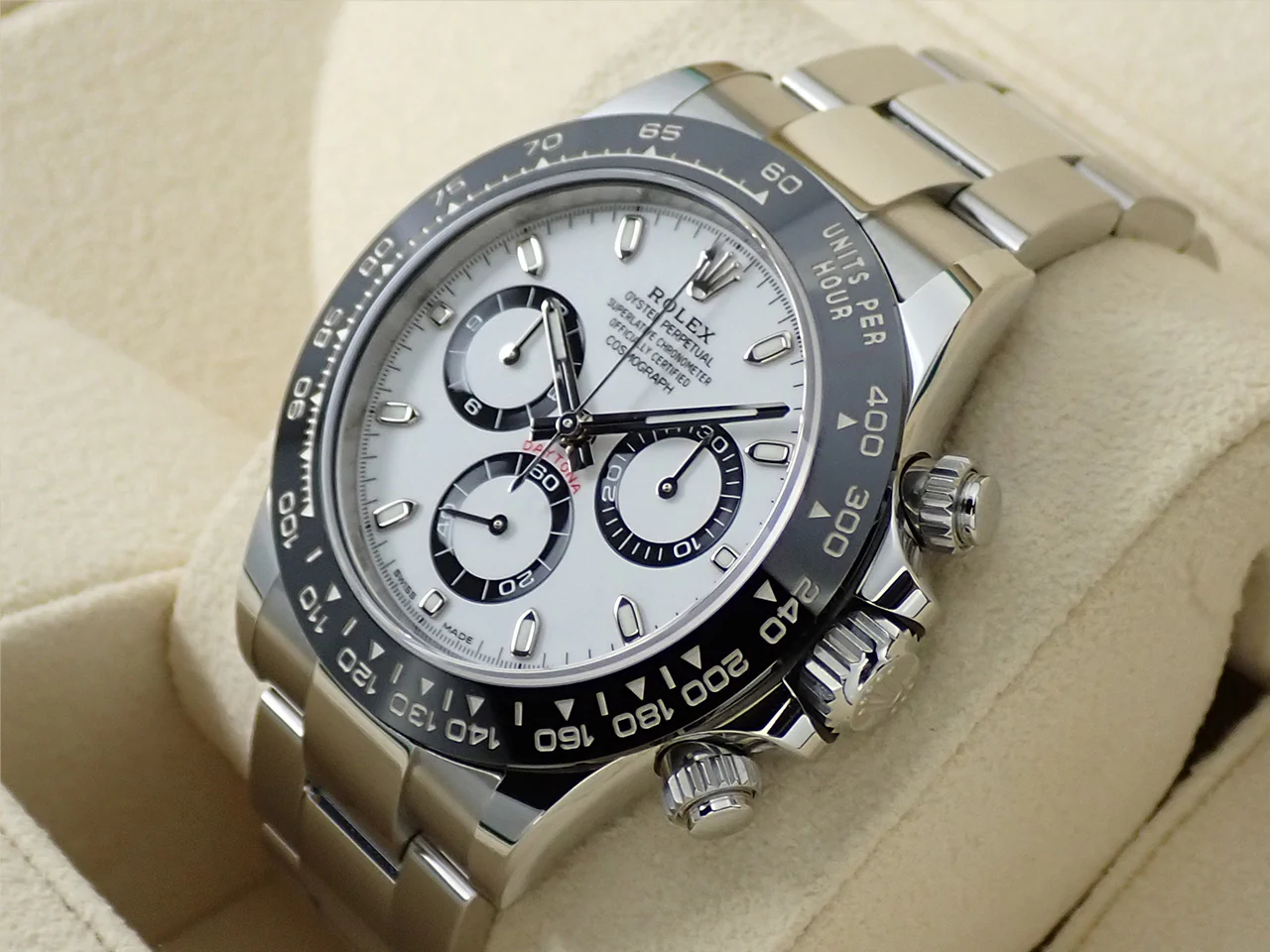 ロレックス デイトナ Ref.116500LN ステンレススチール ホワイト文字盤 - Image 4