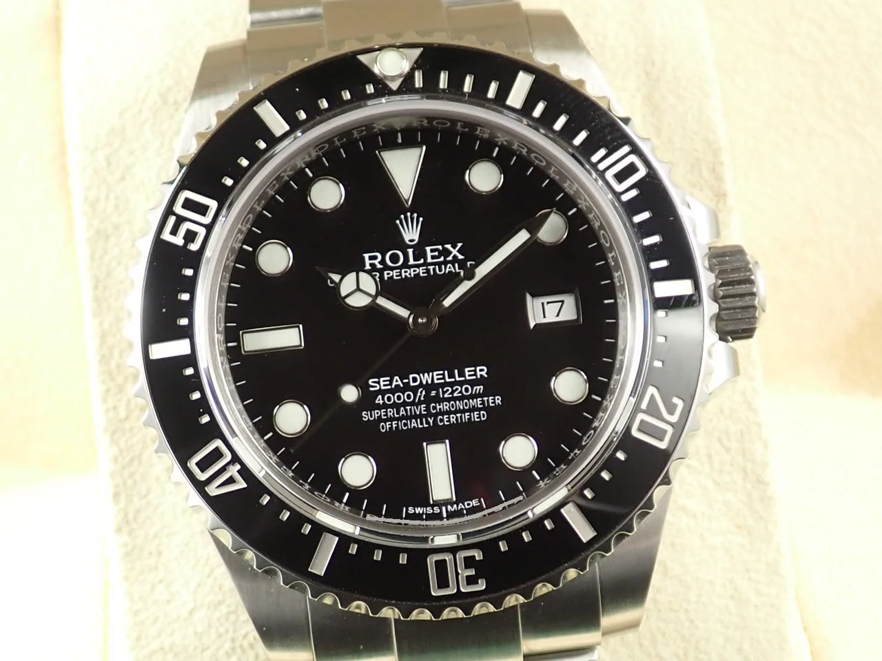 ロレックス シードゥエラー 4000 Ref.116600 ステンレススチール ブラック文字盤 - Image 3