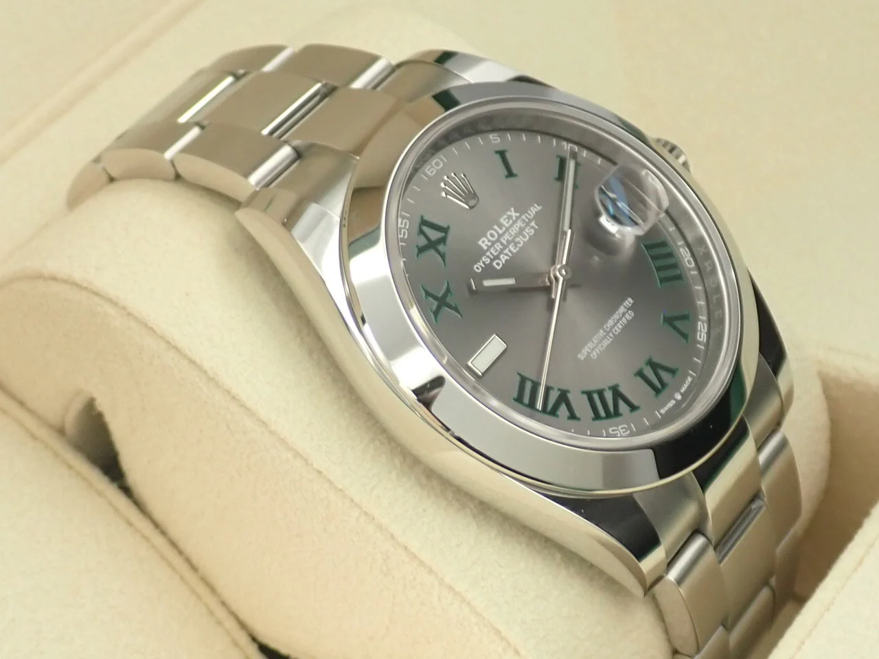 ロレックス デイトジャスト41 Ref.126300 ステンレススチール スレートローマン文字盤 オイスターブレスレット - Image 5