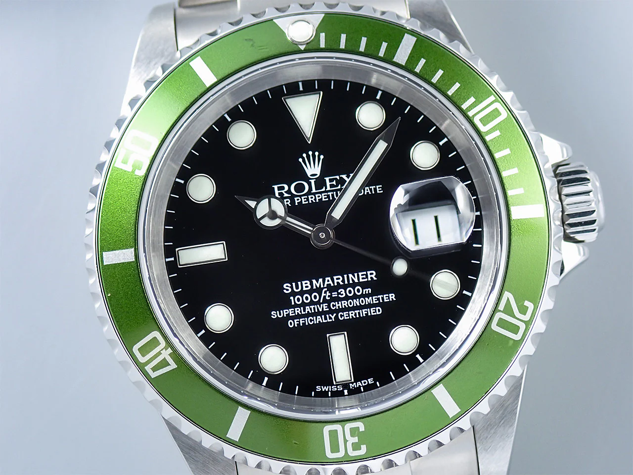 ロレックス サブマリーナー デイト Ref.16610LV ステンレススチール ブラック文字盤 - Image 3