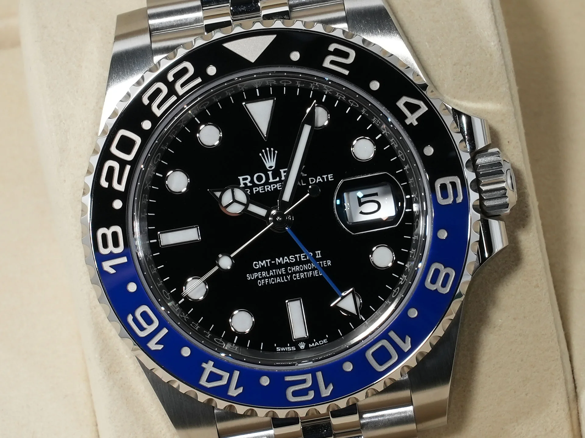 ロレックス GMTマスターII Ref.126710BLNR ステンレススチール ブラック文字盤 ジュビリーブレスレット 美品 23crf892 - Image 3