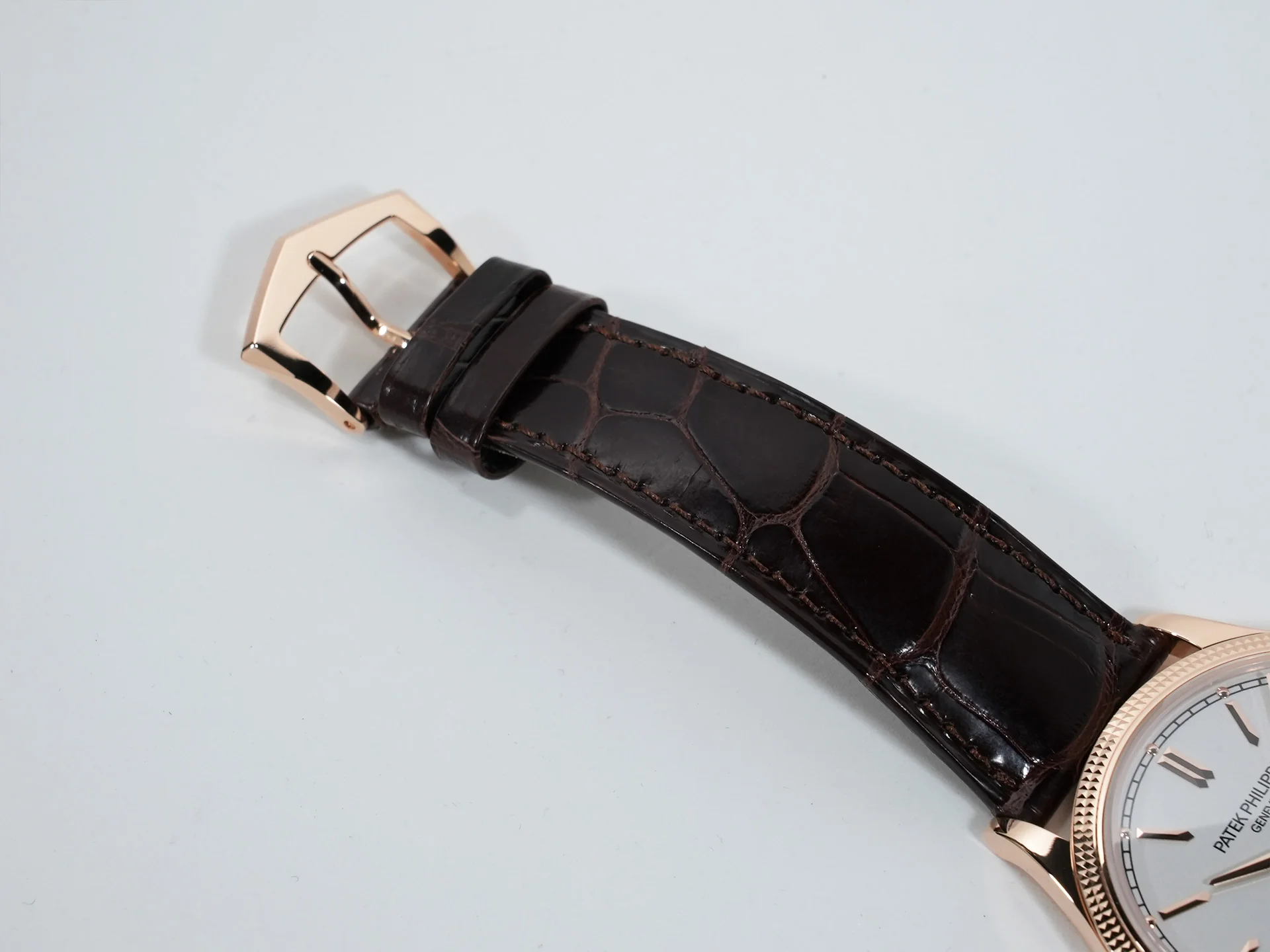 パテックフィリップ カラトラバ Ref.6119R-001 ローズゴールド シルバー文字盤 美品 25rrzoco - Image 8