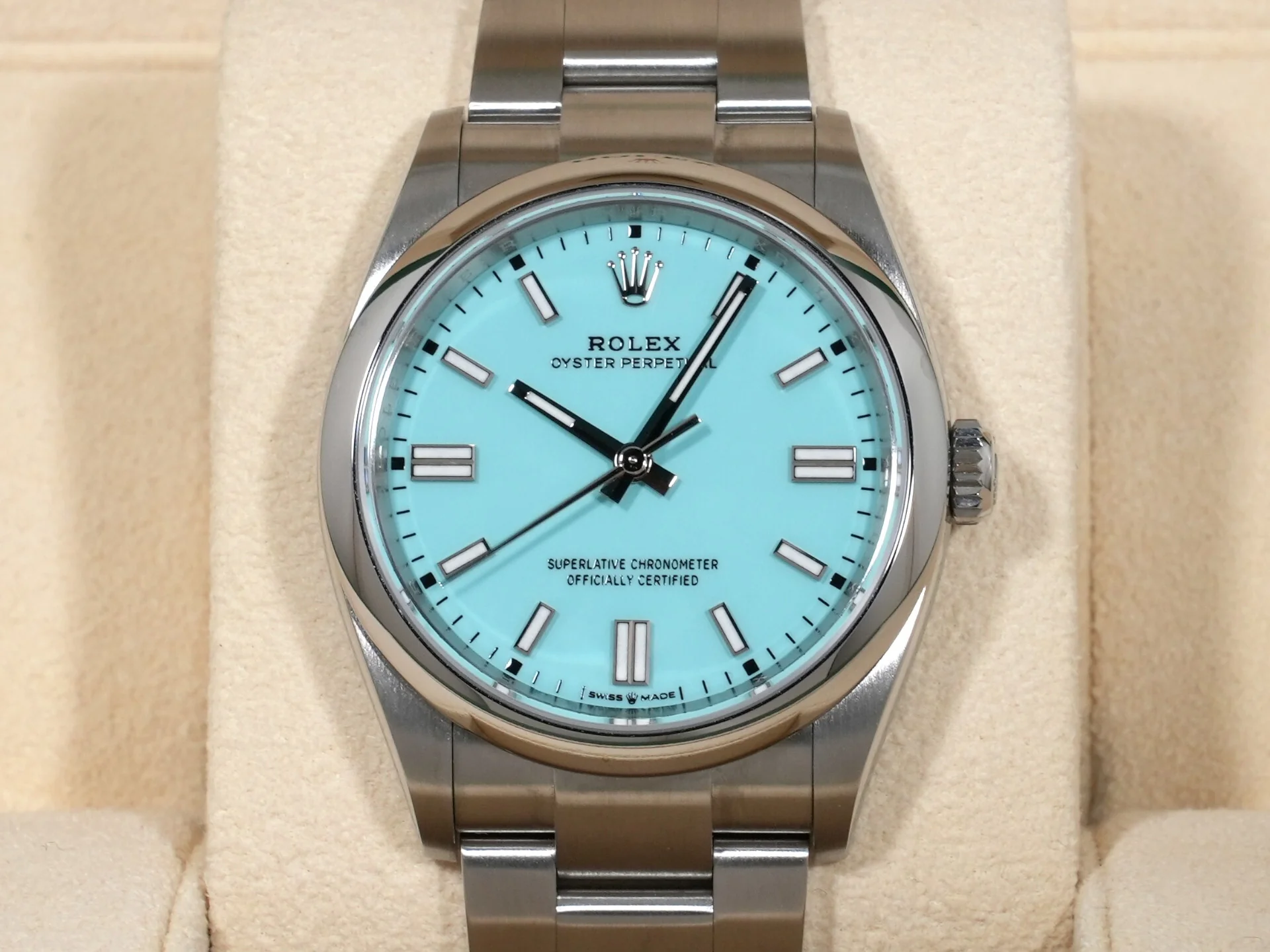 ロレックス オイスターパーペチュアル36 Ref.126000 ステンレススチール ターコイズ文字盤 - Image 2