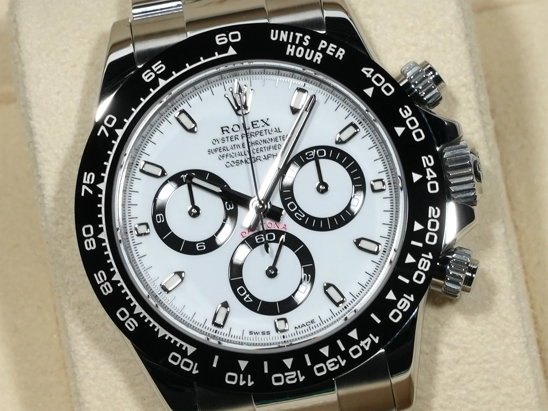 ロレックス デイトナ Ref.116500LN ステンレススチール ホワイト文字盤 - Image 3
