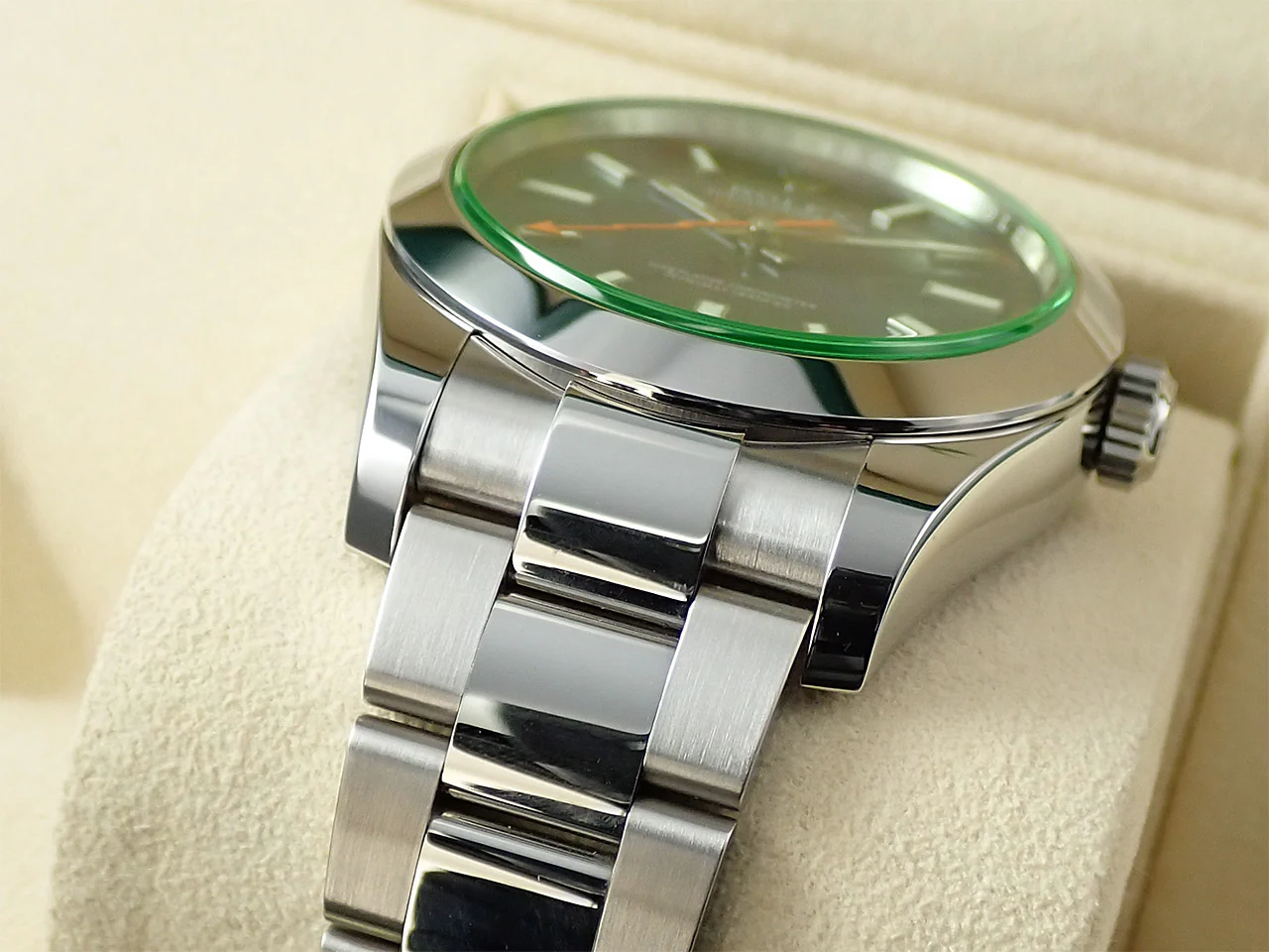 ロレックス ミルガウス Ref.116400GV ステンレススチール Zブルー文字盤 - Image 6