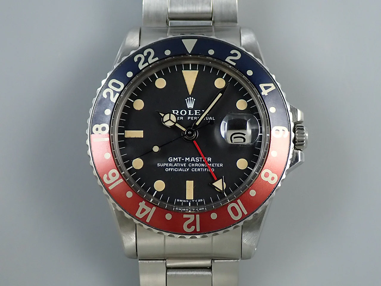 ロレックス GMTマスター Ref.1675 ステンレススチール ブラック文字盤 オイスターブレスレット - Image 2