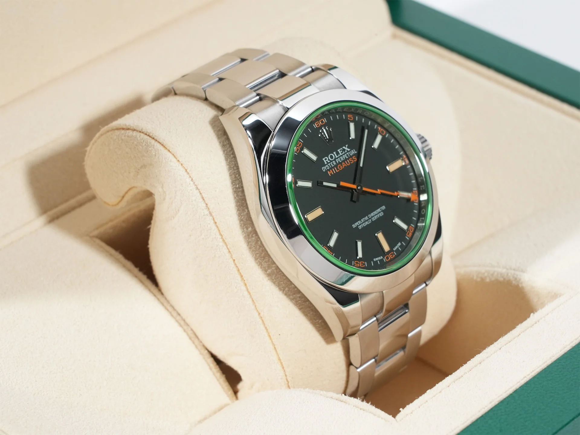ロレックス ミルガウス Ref.116400GV ステンレススチール ブラック文字盤 中古 2dge2f9j - Image 5