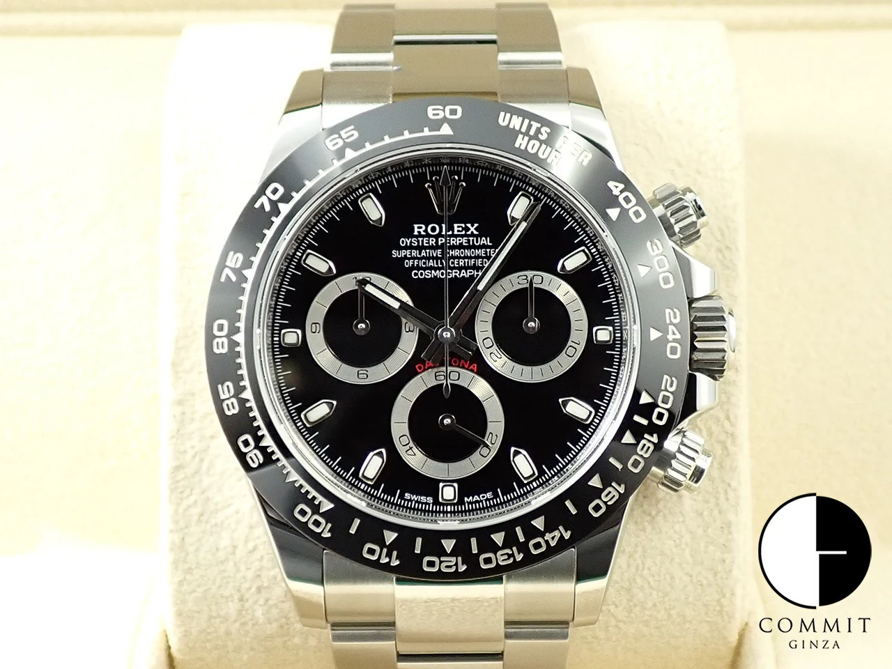 ロレックス デイトナ Ref.116500LN ステンレススチール ブラック文字盤