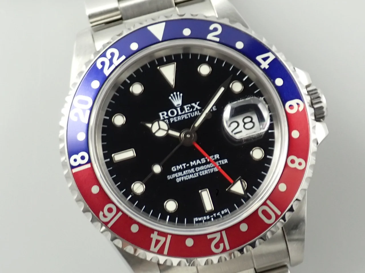 ロレックス GMTマスター Ref.16700 ステンレススチール ブラック文字盤 オイスターブレスレット - Image 3