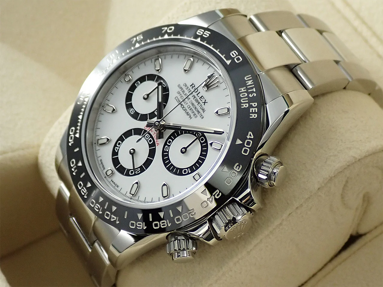 ロレックス デイトナ Ref.116500LN ステンレススチール ホワイト文字盤 - Image 4