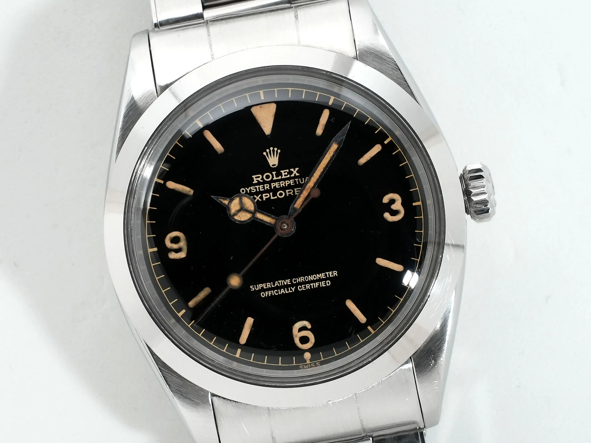 ロレックス エクスプローラーI Ref.1016 ステンレススチール ブラック文字盤 中古 2nqbux7w - Image 3