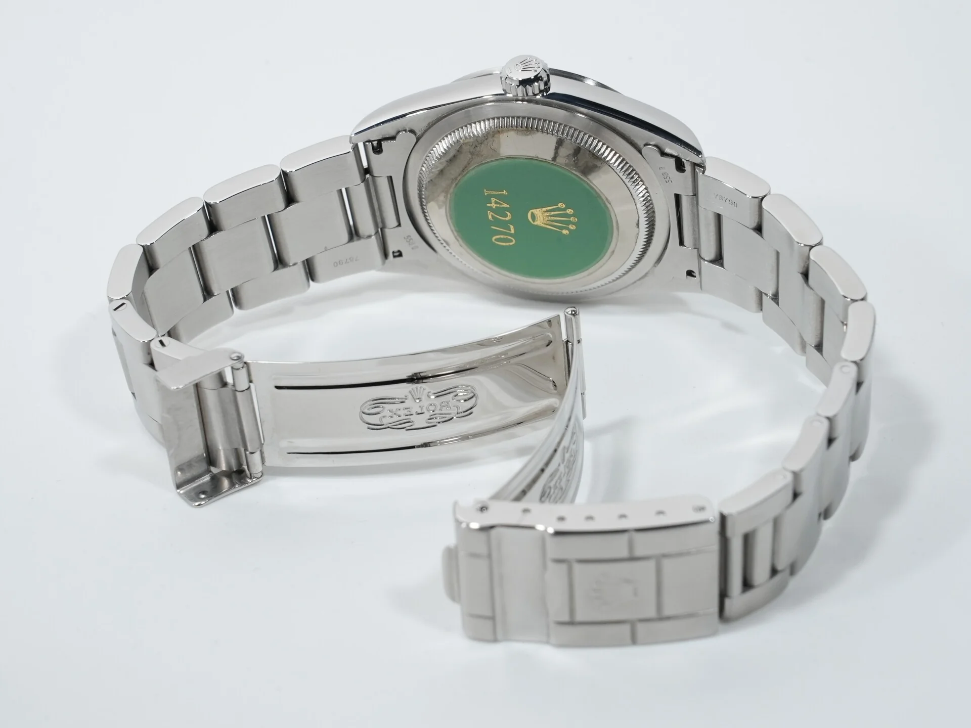 ロレックス エクスプローラーI Ref.14270 ステンレススチール ブラック文字盤 オイスターブレスレット 美品 2or585tb - Image 8