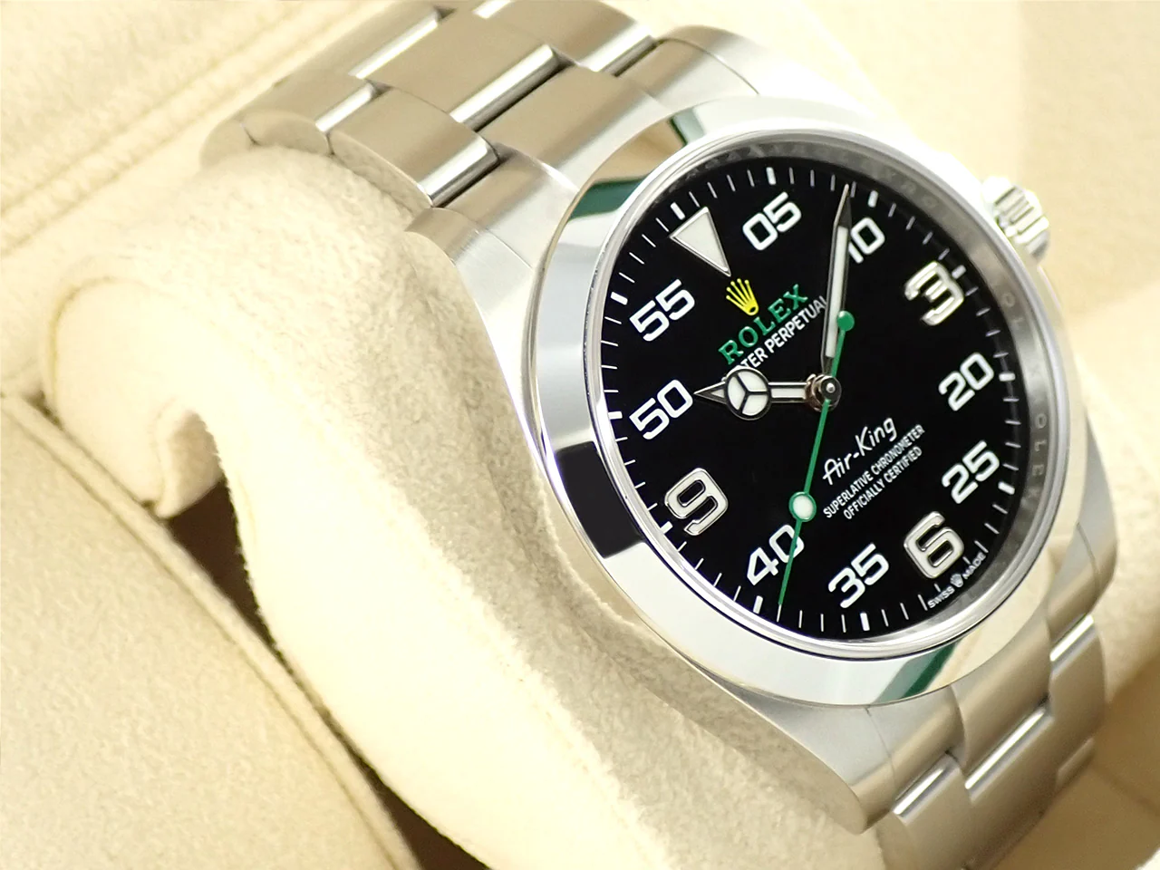 ロレックス エアキング Ref.126900 ステンレススチール ブラック文字盤 - Image 5