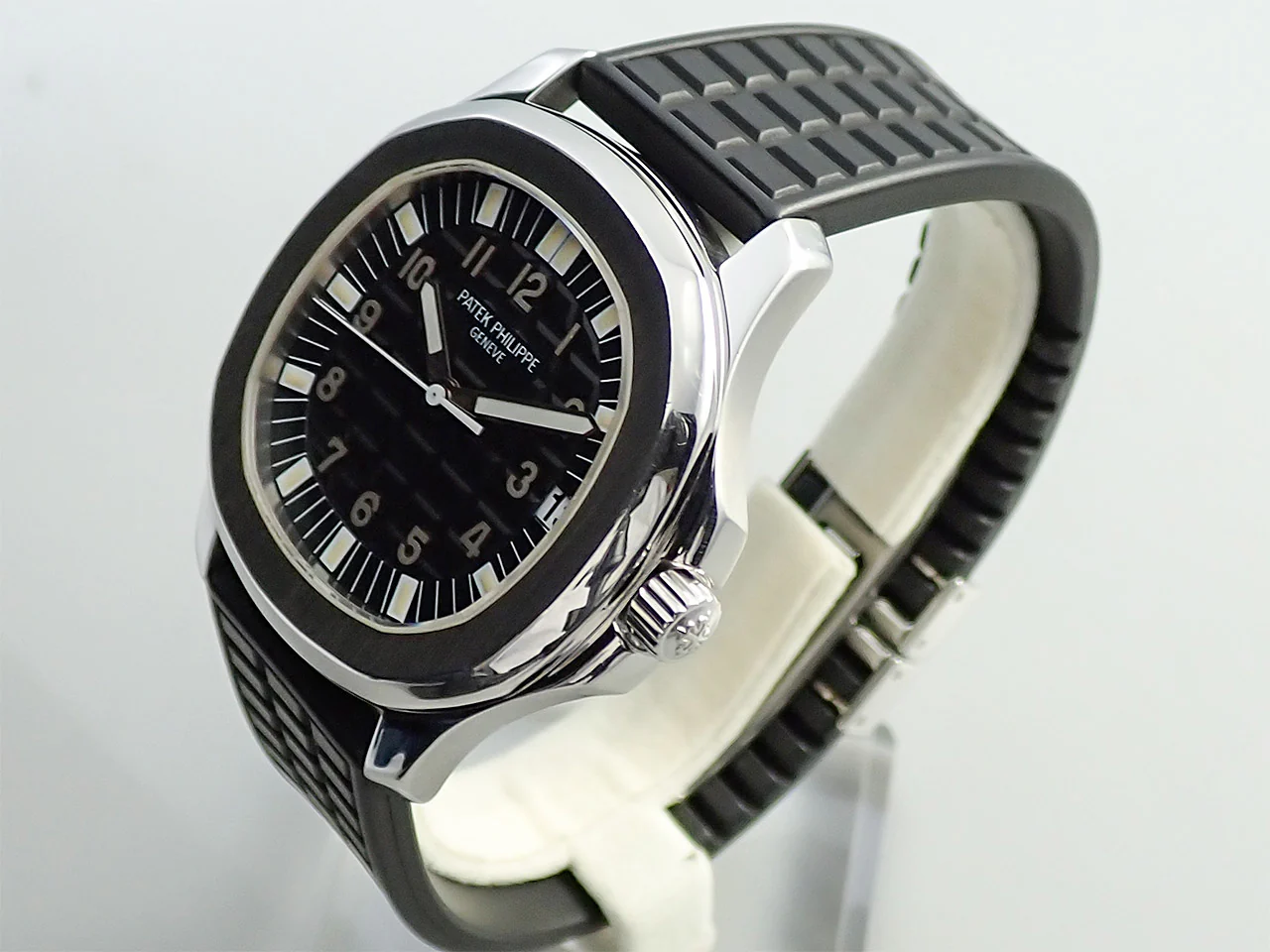 パテックフィリップ アクアノート ラージ Ref.5065A-001 ステンレススチール ブラック文字盤 - Image 4