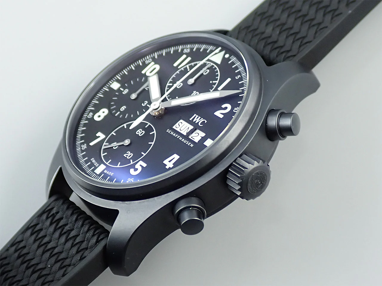 IWC パイロットウォッチ クロノグラフ トリビュート・トゥ・3705 Ref.IW387905 ブラック文字盤 極美品 2S7HZUH6 - Image 4