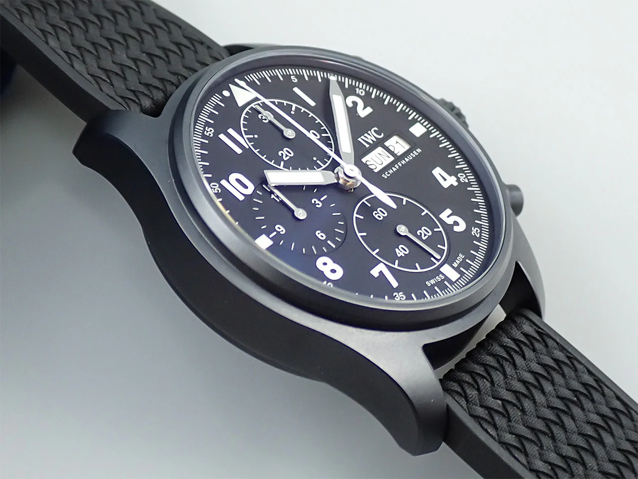 IWC パイロットウォッチ クロノグラフ トリビュート・トゥ・3705 Ref.IW387905 ブラック文字盤 極美品 2S7HZUH6 - Image 5