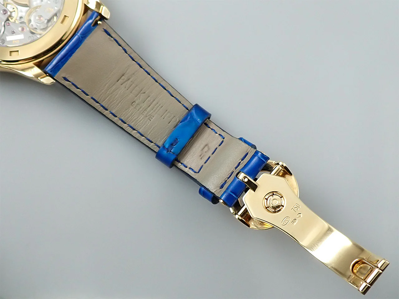 パテックフィリップ コンプリケーション ワールドタイム Ref.5130J-001 イエローゴールド シルバー文字盤 - Image 9