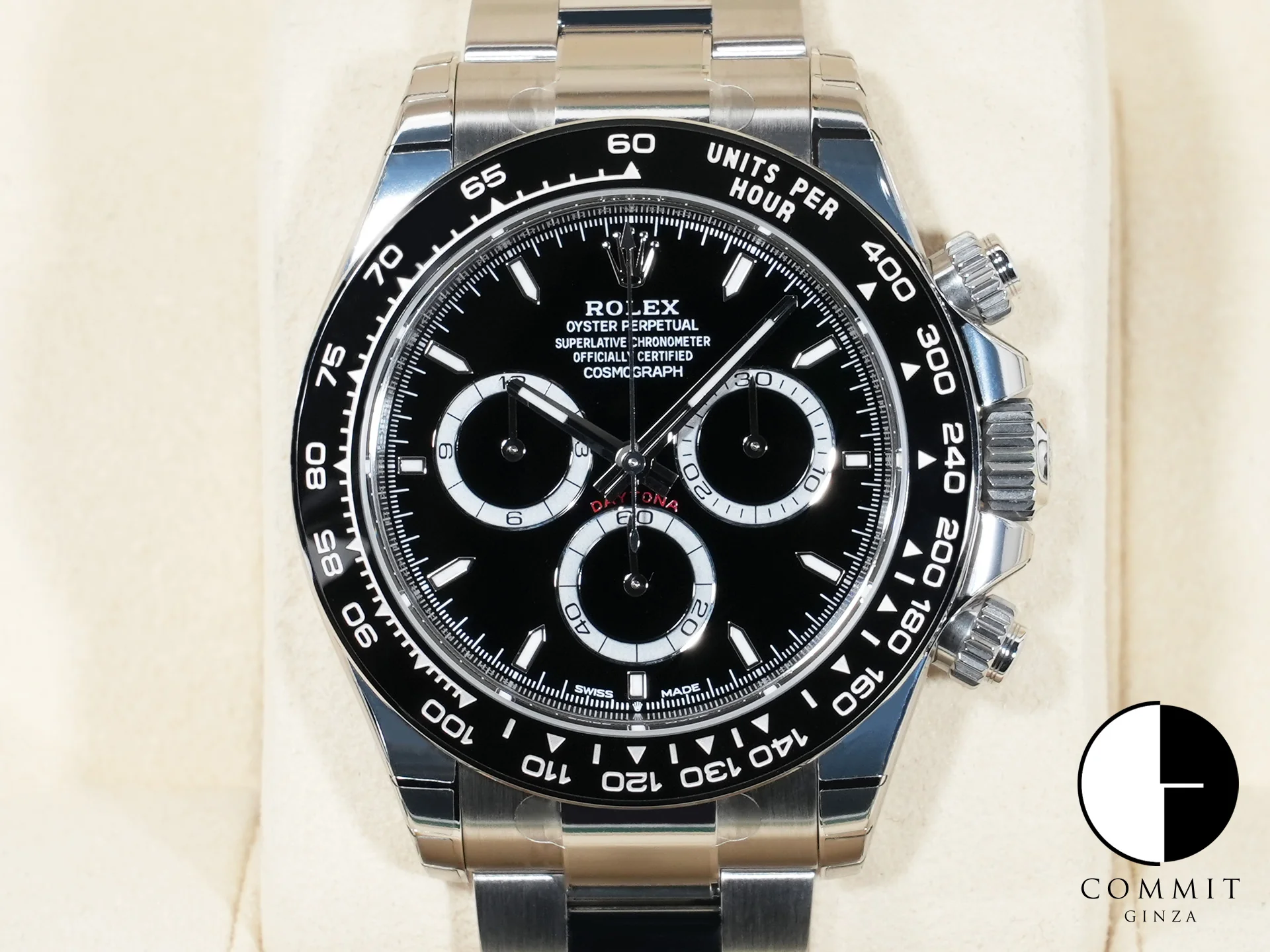 ロレックス デイトナ Ref.126500LN ステンレススチール ブラック文字盤